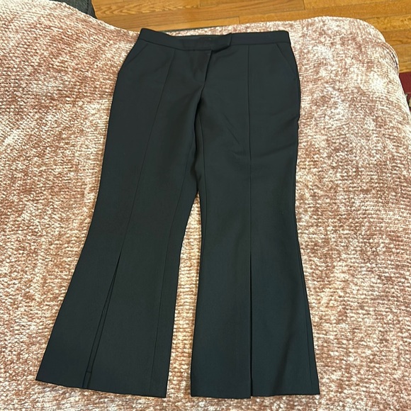 NWOT Robert Rodriguez Elegant Black Women's leisure Slit leg Pants Size 0 - Picture 4 of 13
